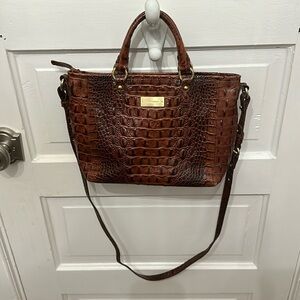 Authentic Brahmin Crossbody Tote